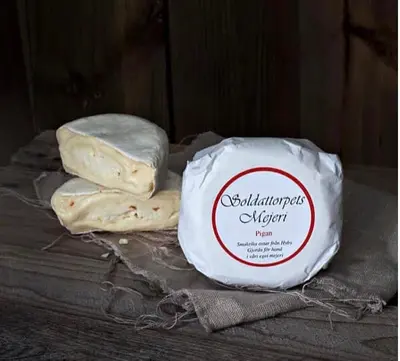 Ostar från Soldattorpets Gårdsmejeri, beläget i vackra Hyby, Skåne.