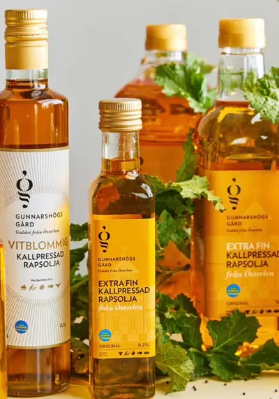 Hemgjort bredbara smör med Gunnarshögs Gårds Rapsolja.